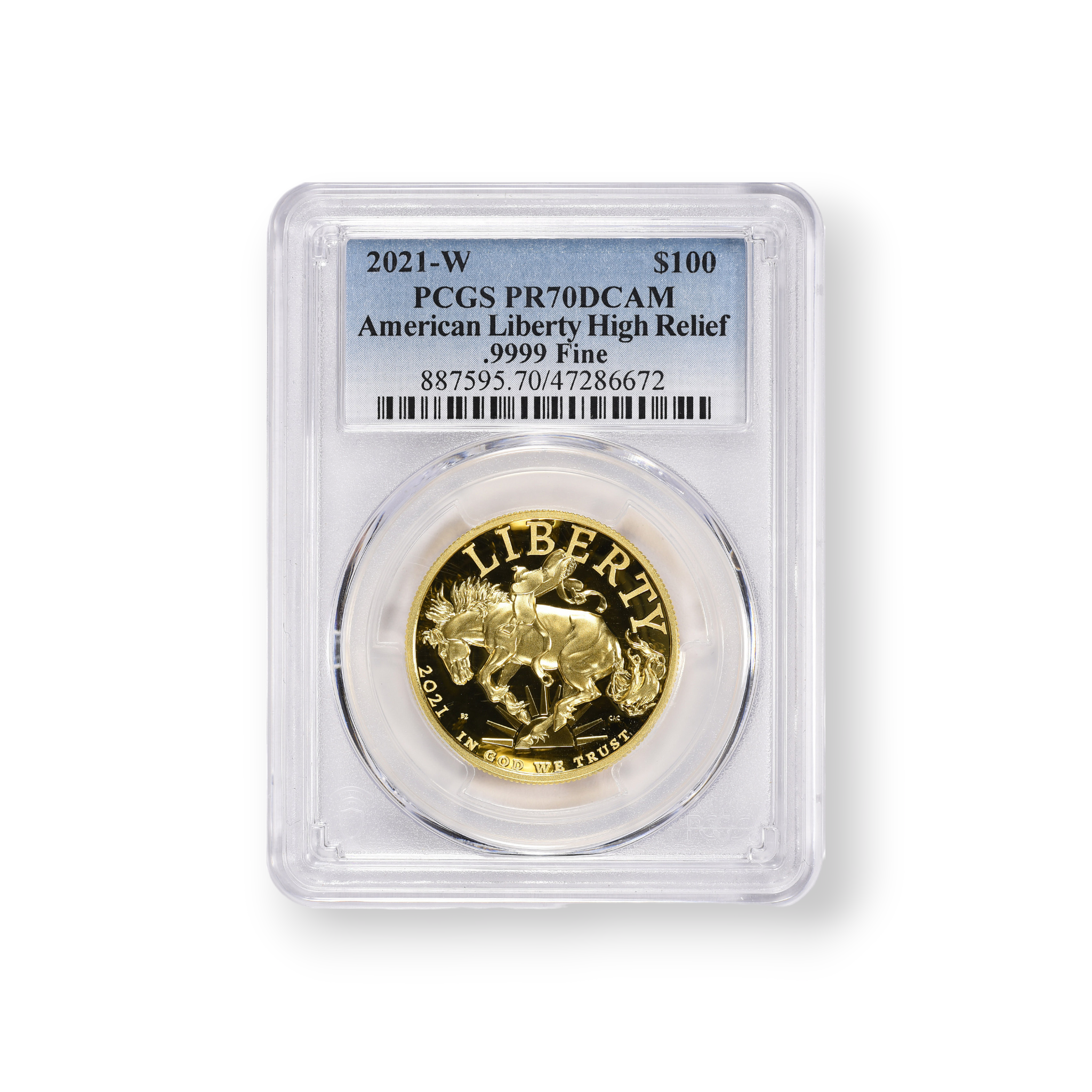 Buy 2021-W American Liberty High Relief $100 Gold Coin NGC